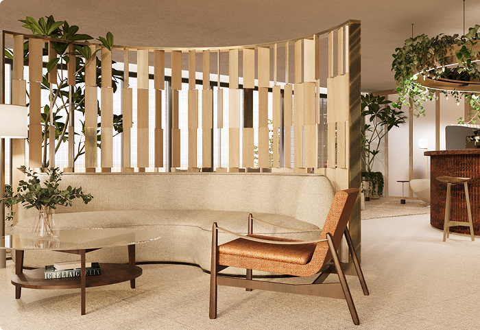 Experiência KAI - Ambiente moderno e acolhedor